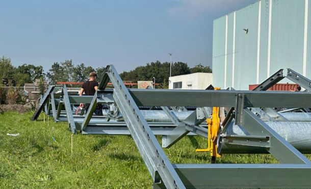 Zonnepanelen op bedrijfspand